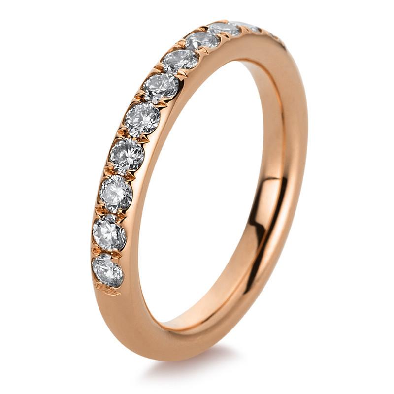 Image of Mémoire-ring 750/18k Rotgold Diamant 0.63ct. Damen Gold ONE SIZE