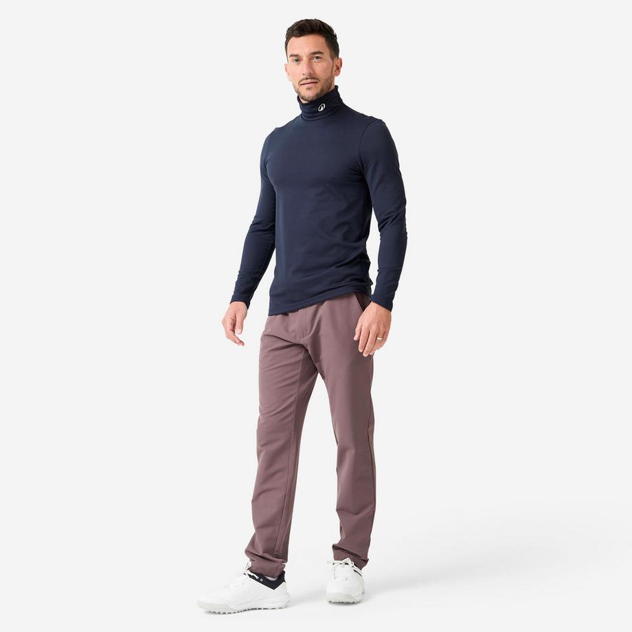 INESIS  Sous-pull thermique de golf col roulé polyester élasthanne 