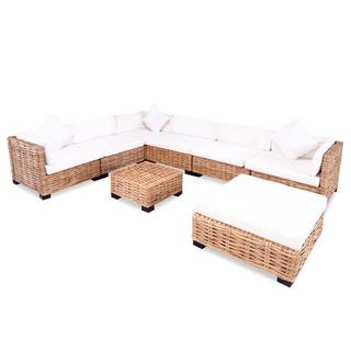 VidaXL Sofa-set rattan  