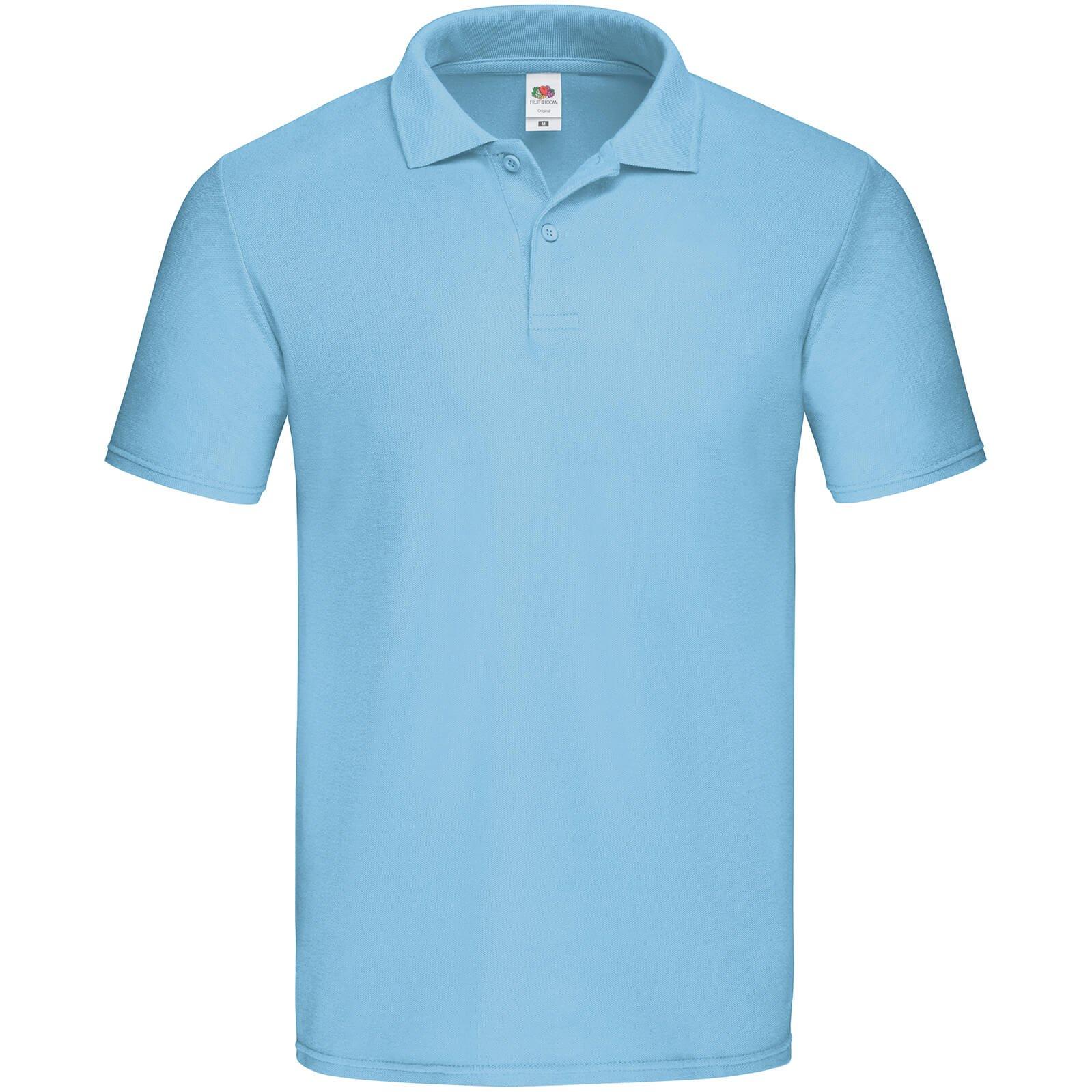 Image of "original" Poloshirt Herren Himmelblau S