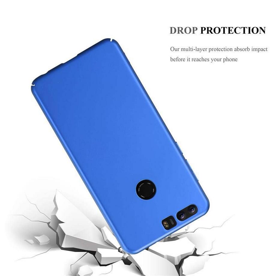 Cadorabo  Housse compatible avec Honor 8 / 8 PREMIUM - Hard Case Coque de protection d'aspect métallique contre les rayures et les chocs 