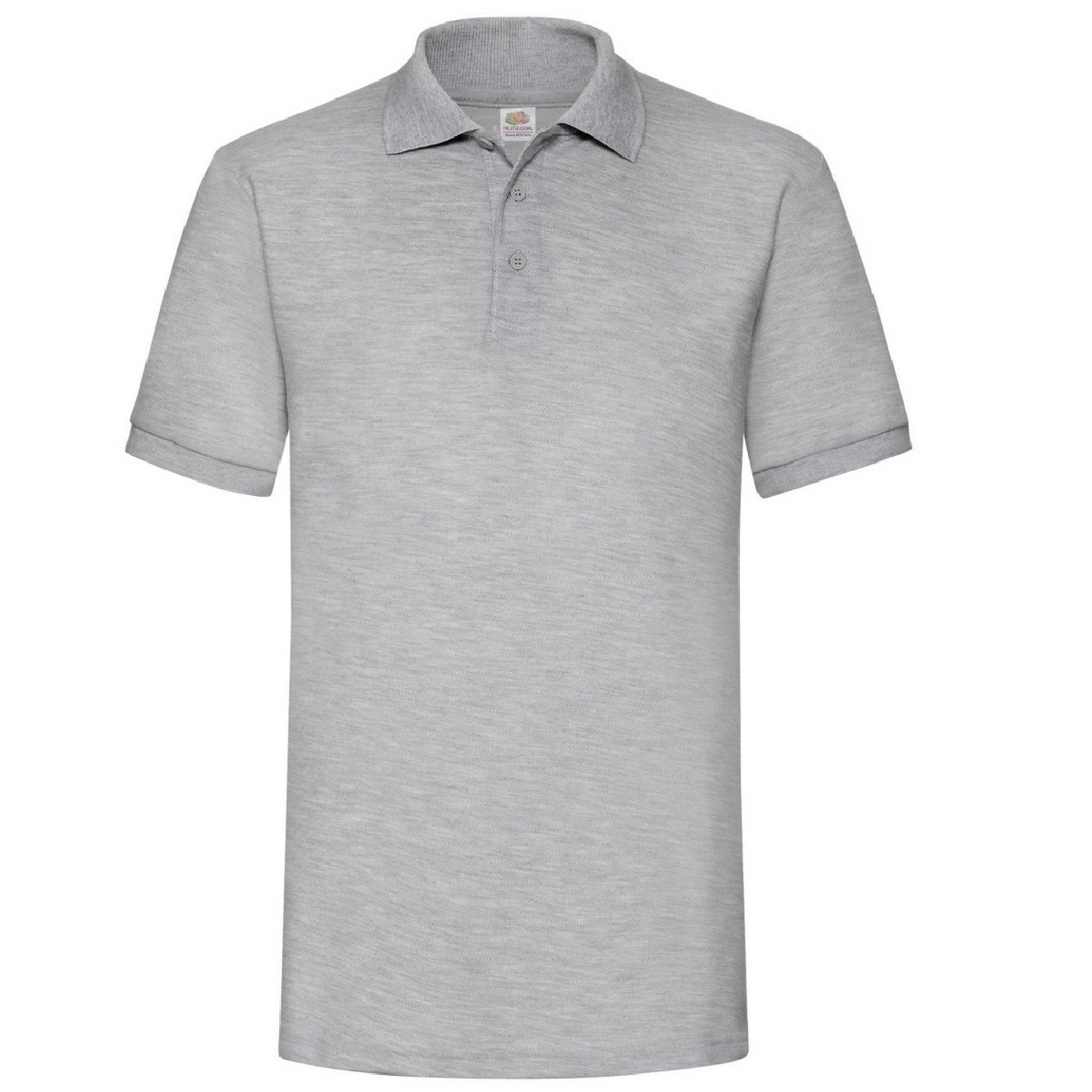 Image of 6535 Piqué Poloshirt, Kurzarm Herren Grau S