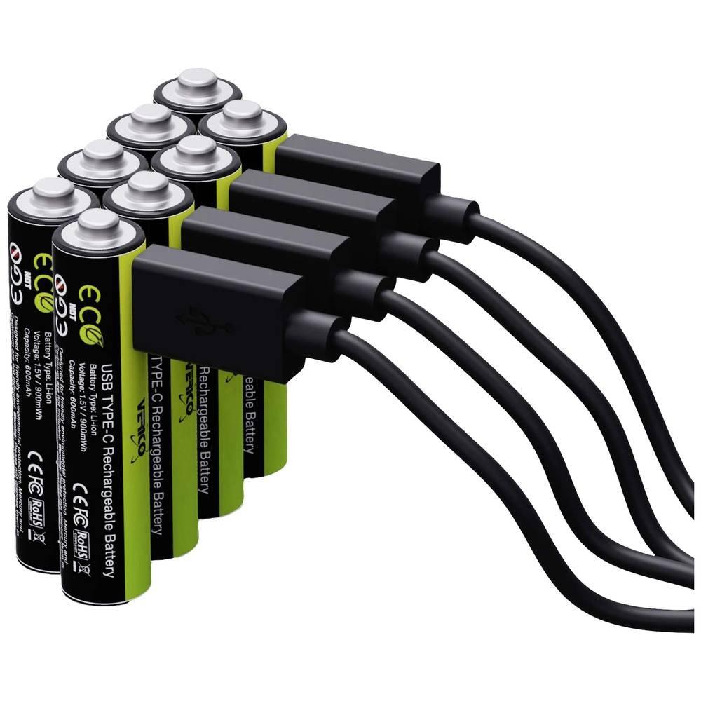 Verico  Piles LoopEnergy LR03 Li-Ion 600 mAh 1.5 V 8 pcs 