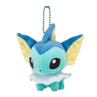 Pokémon  Vaporeon Dolls Plush Mascot Key Chain, 