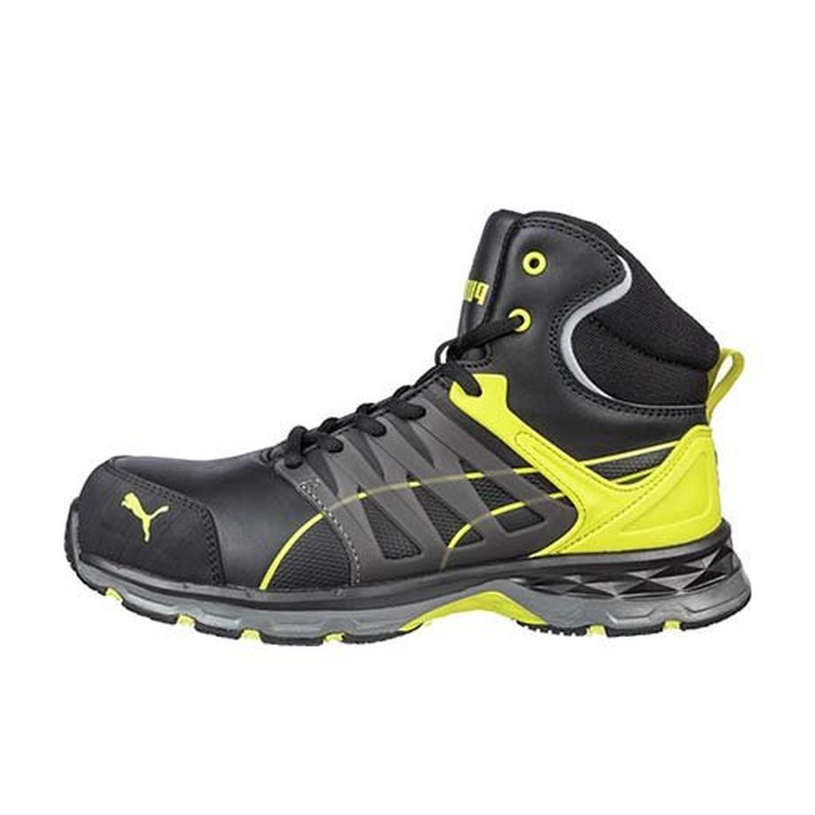 PUMA  Sicherheitsschuh Velocity 2.0 yellow mid S3 ESD HRO SRC 