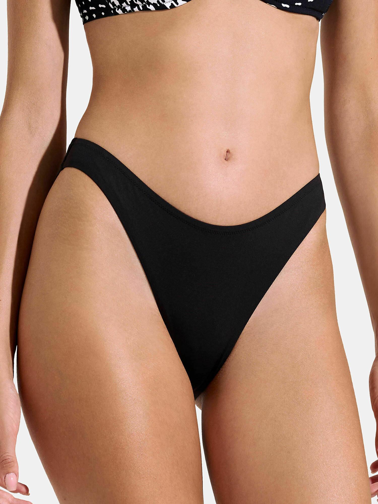 Image of Bikini-strümpfe Mit Tiefem Rückenausschnitt Quito Unisex Schwarz 40