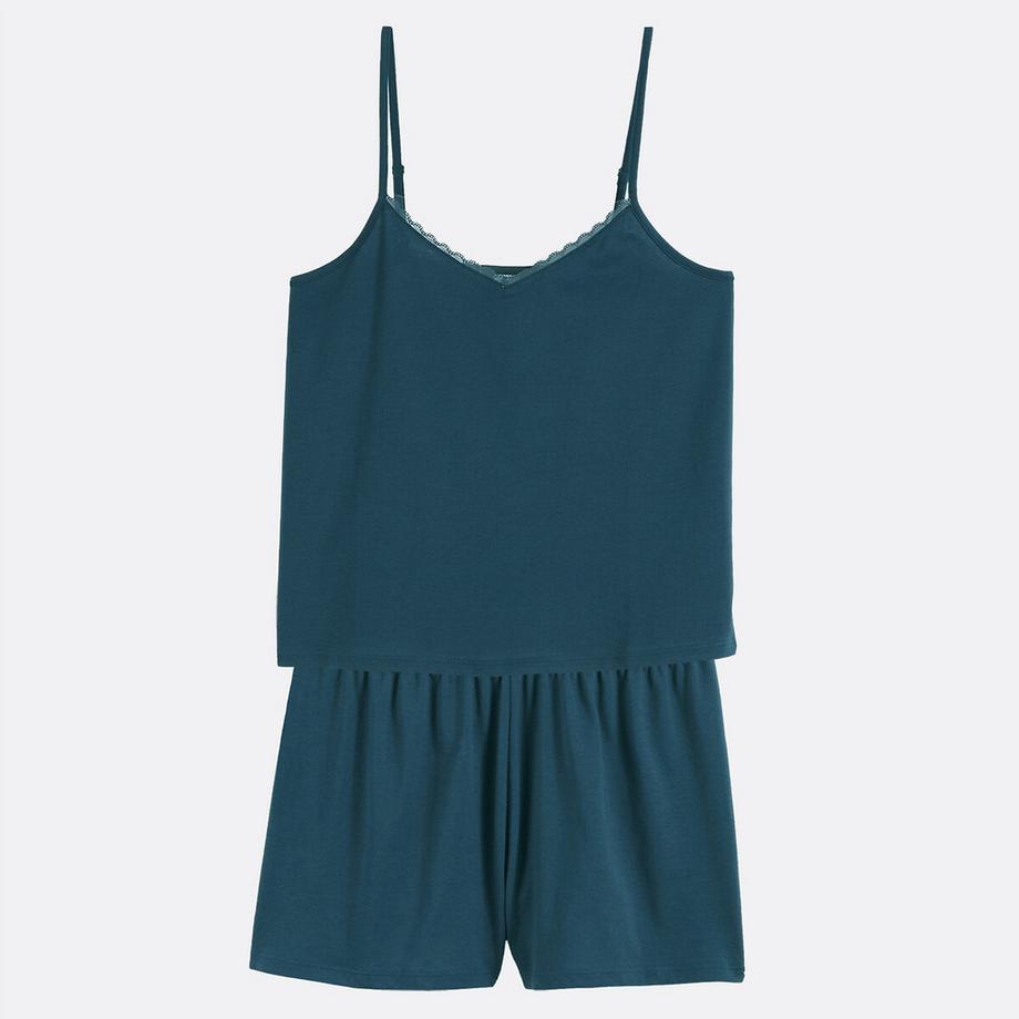 La Redoute Collections Pigiama corto con spalline sottili  