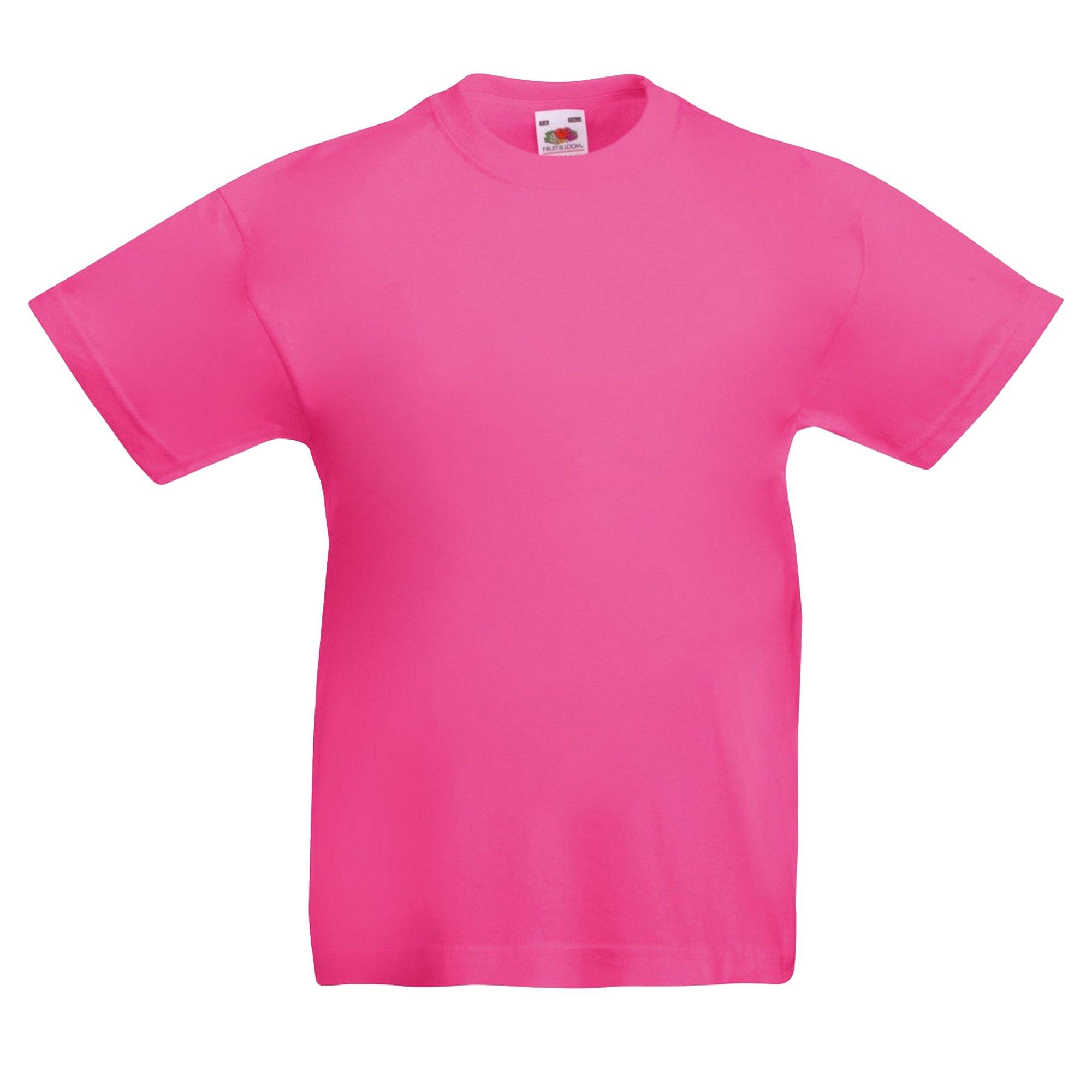 Image of Original Kurzarm Tshirt Jungen Fuchsia 14-16A
