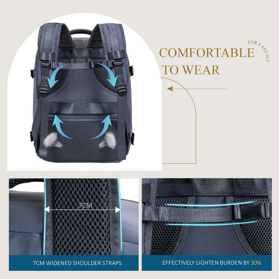 Only-bags.store  Handgepäck Reiserucksack Wanderrucksack Wasserdichter Outdoor Daypack 