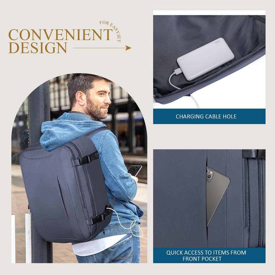 Only-bags.store  Handgepäck Reiserucksack Wanderrucksack Wasserdichter Outdoor Daypack 