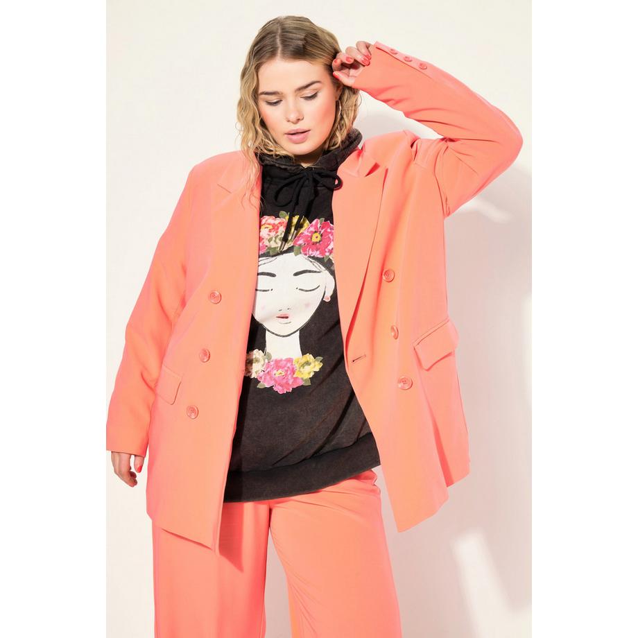 Studio Untold Blazer Coupe Straight Fit double boutonnage revers manches longues  