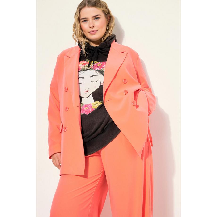 Studio Untold Blazer Coupe Straight Fit double boutonnage revers manches longues  