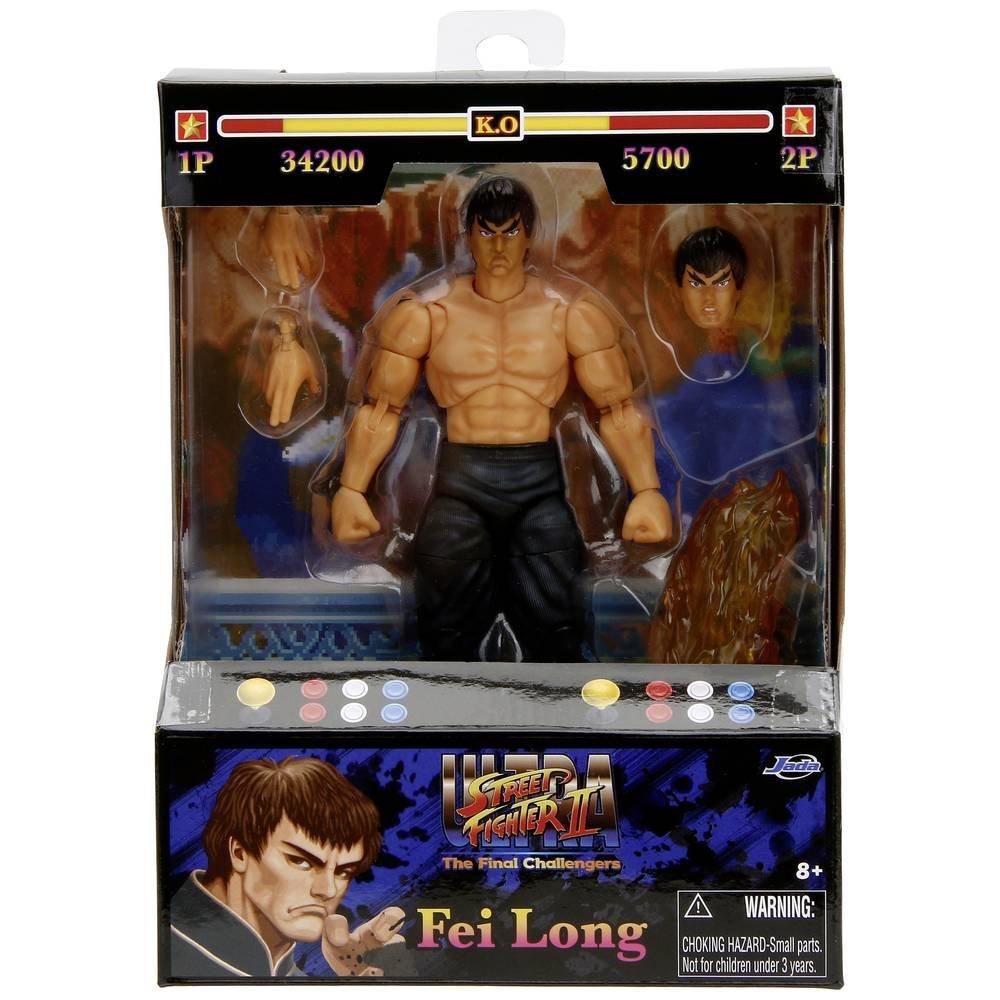 JADA TOYS  Street Fighter II Fei-Long 6 Figure 