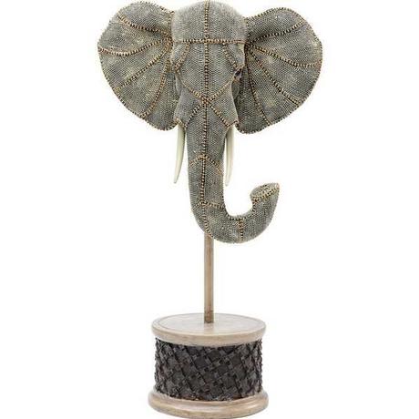 KARE Design Oggetto decorativo Testa di elefante Perle 49  