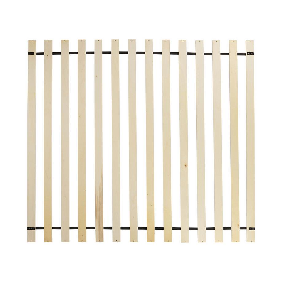 Beliani Letto en Fibra a media densità (MDF) Rustico TOUCY  