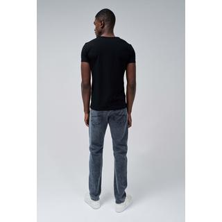 Salsa T-Shirt V-Neck Cotton Lycra Metal Badge  