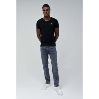 Salsa T-Shirt V-Neck Cotton Lycra Metal Badge  