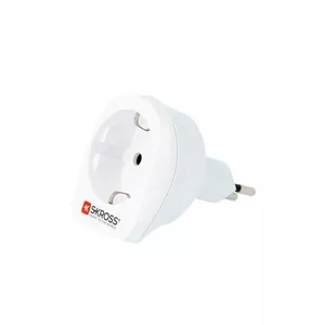 Skross Europa auf Schweiz Steckdosenadapter WeiàŸ
