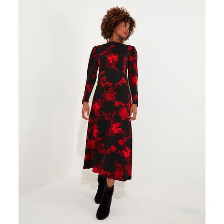 Joe Browns  Robe Jersey Florale Col Montant 