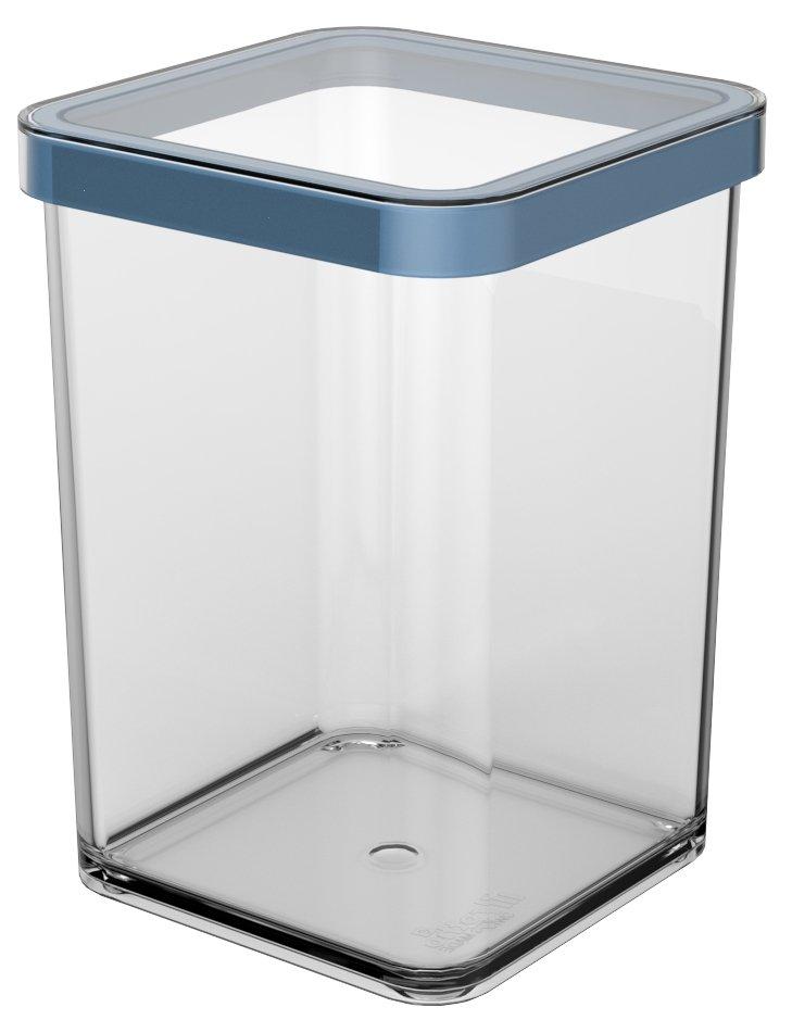 Image of Rotho Loft Rechteckig Kanister 1 L Blau, Transparent 1 Stück(e) Unisex Transparent 1 l