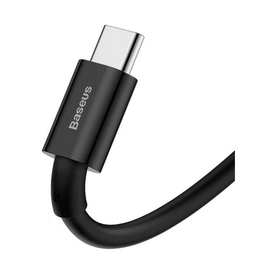 Baseus  Baseus Schnellladekabel USB-A auf USB-C, 66 W, 1 m – Schwarz 