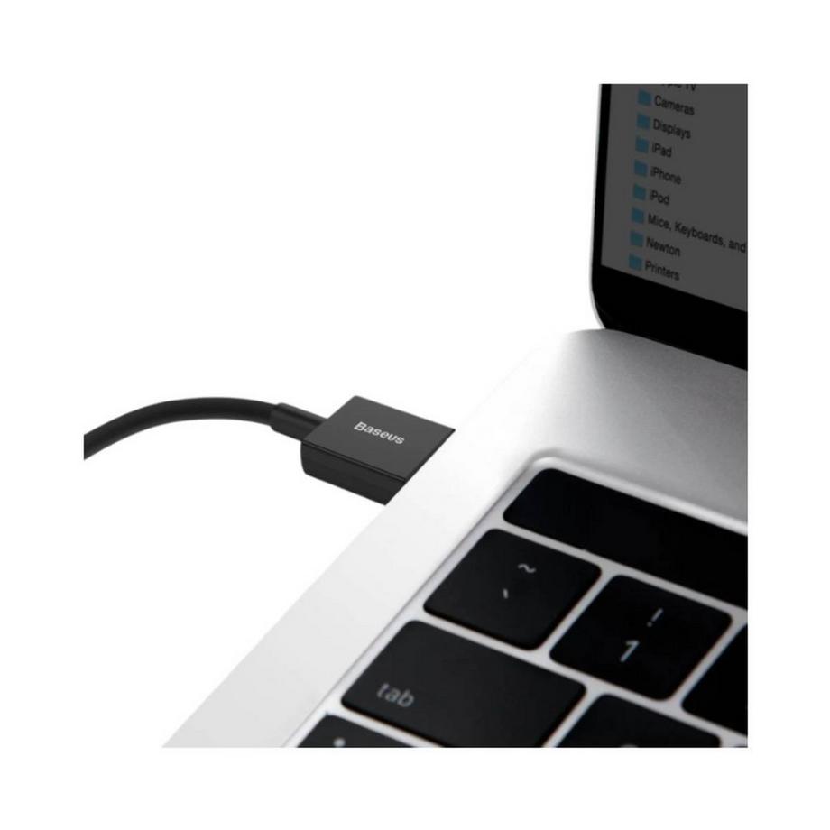 Baseus  Baseus Schnellladekabel USB-A auf USB-C, 66 W, 1 m – Schwarz 