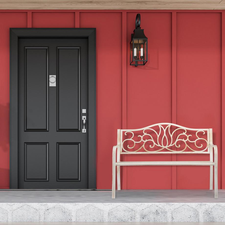 Northio Banc de jardin de style antique  