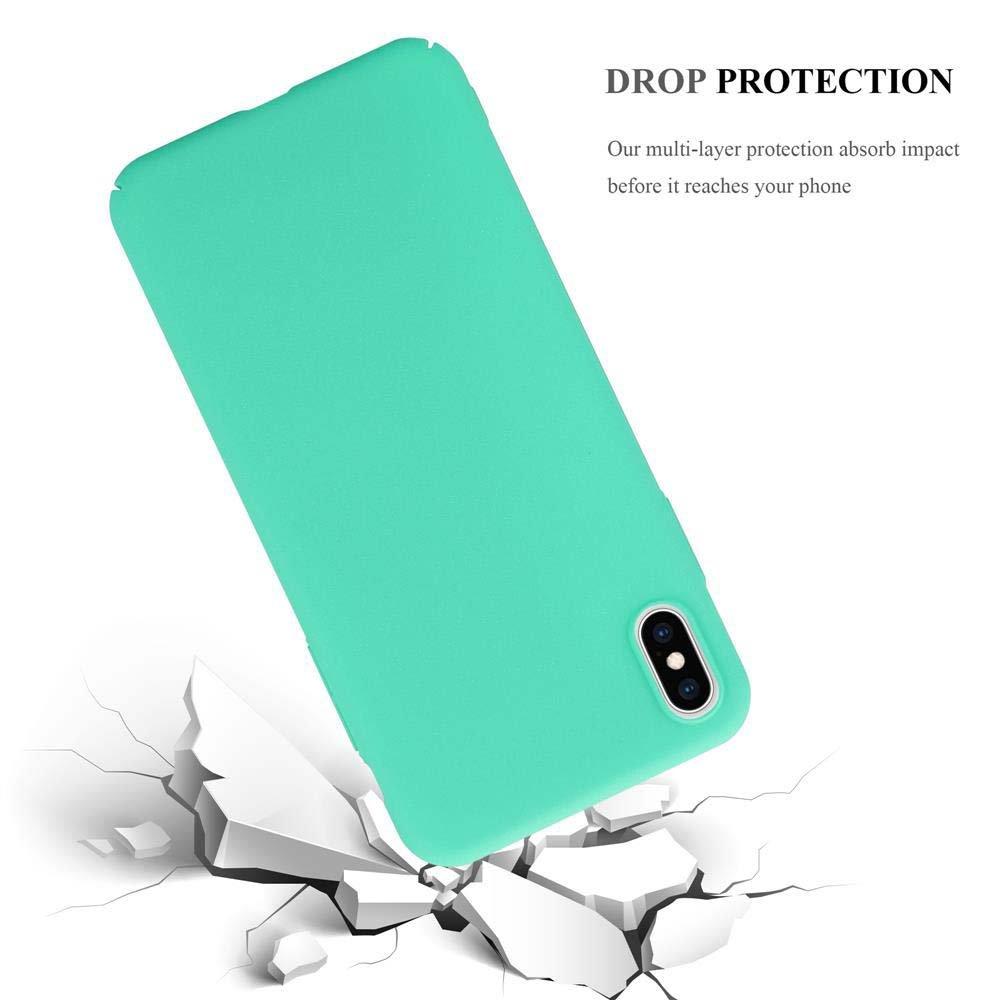 Cadorabo  Housse compatible avec Apple iPhone XS MAX - Hard Case Coque de protection à l'aspect givré contre les rayures et les chocs 