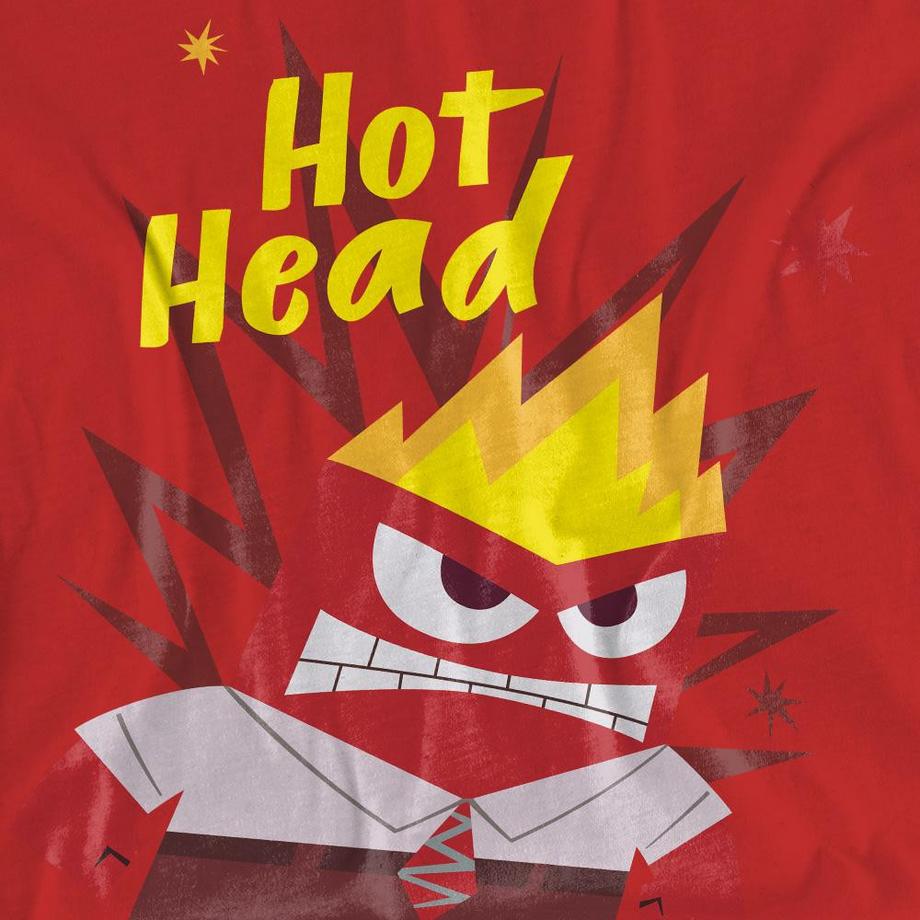 Inside Out T-Shirt Imprimé Graphique Hot Head  