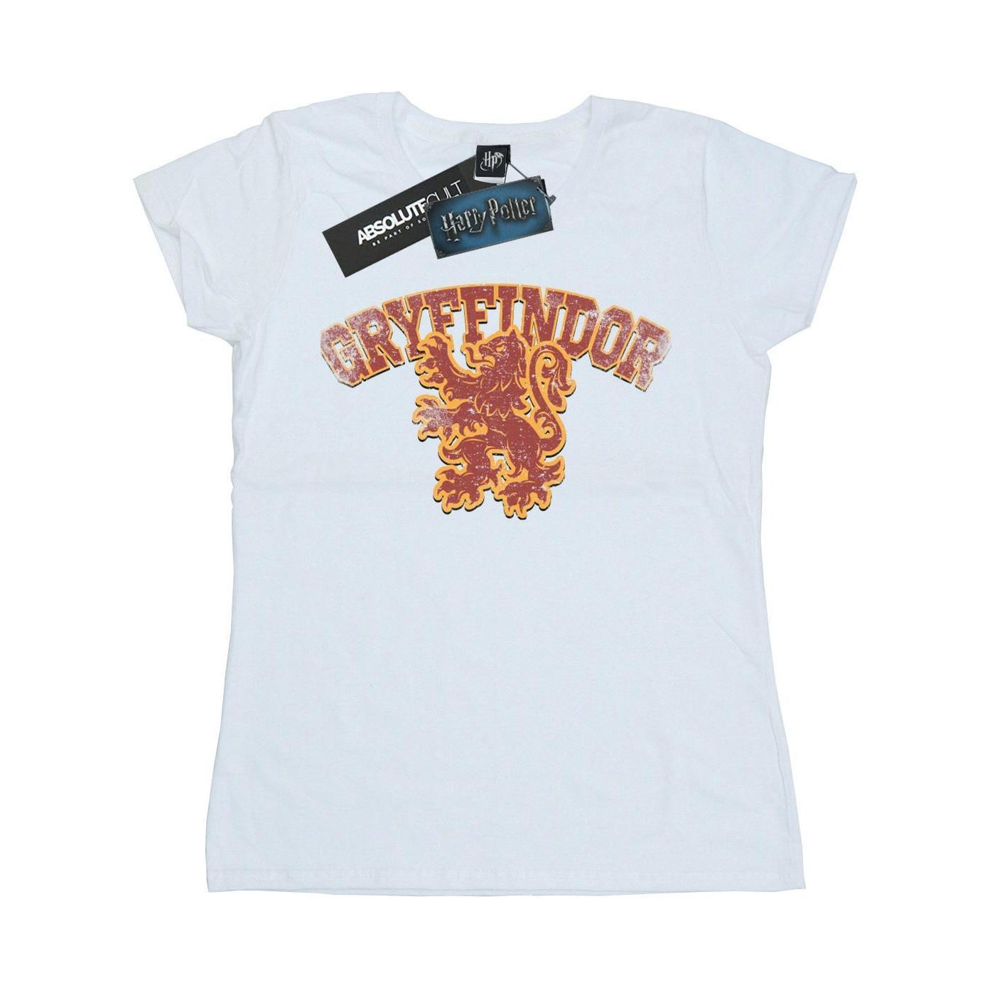 Image of Gryffindor Sport Emblem Tshirt Damen Weiss L