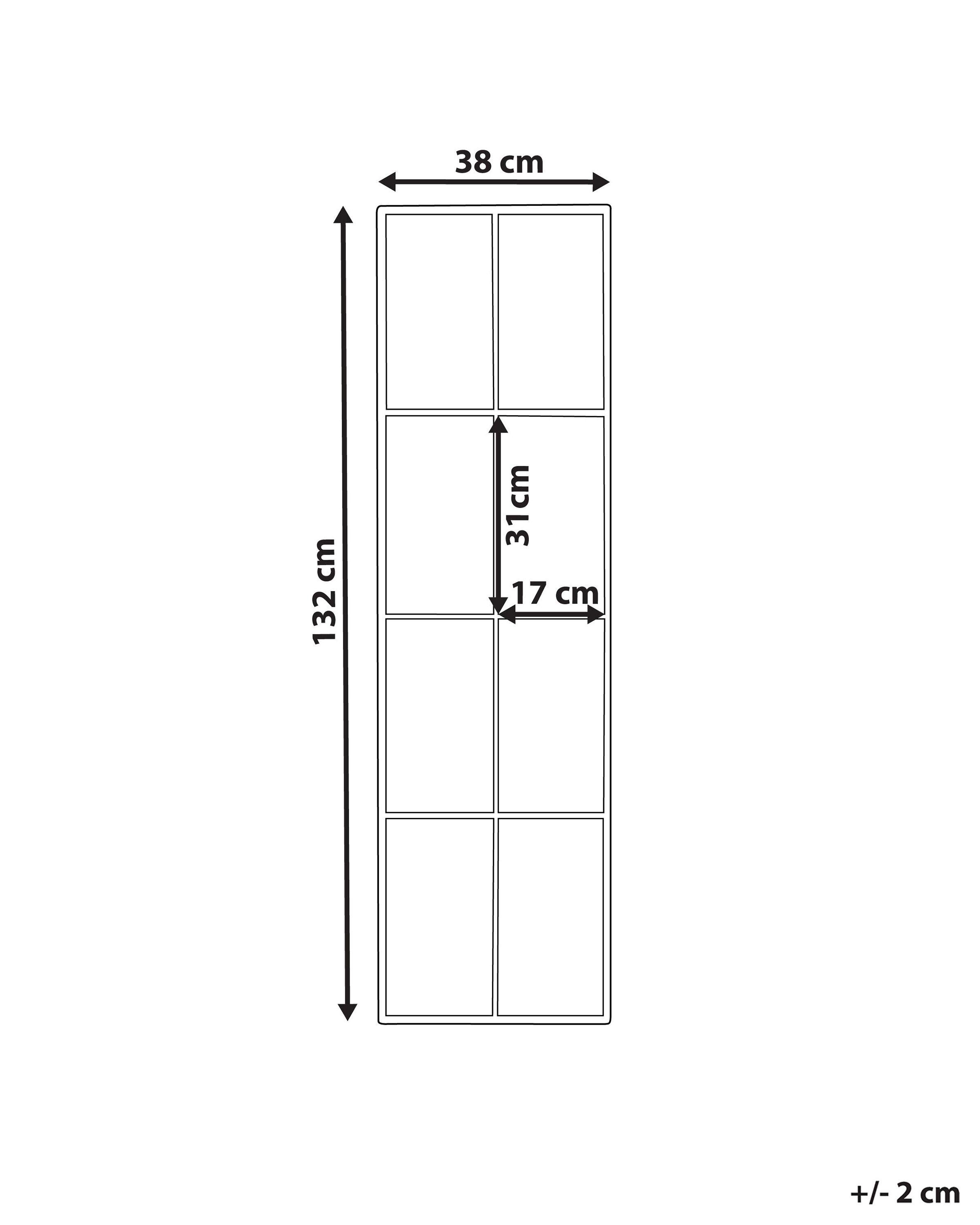 Beliani Miroir en Métal Moderne CAMON  