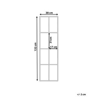 Beliani Wandspiegel aus Eisen Industriell CAMON  