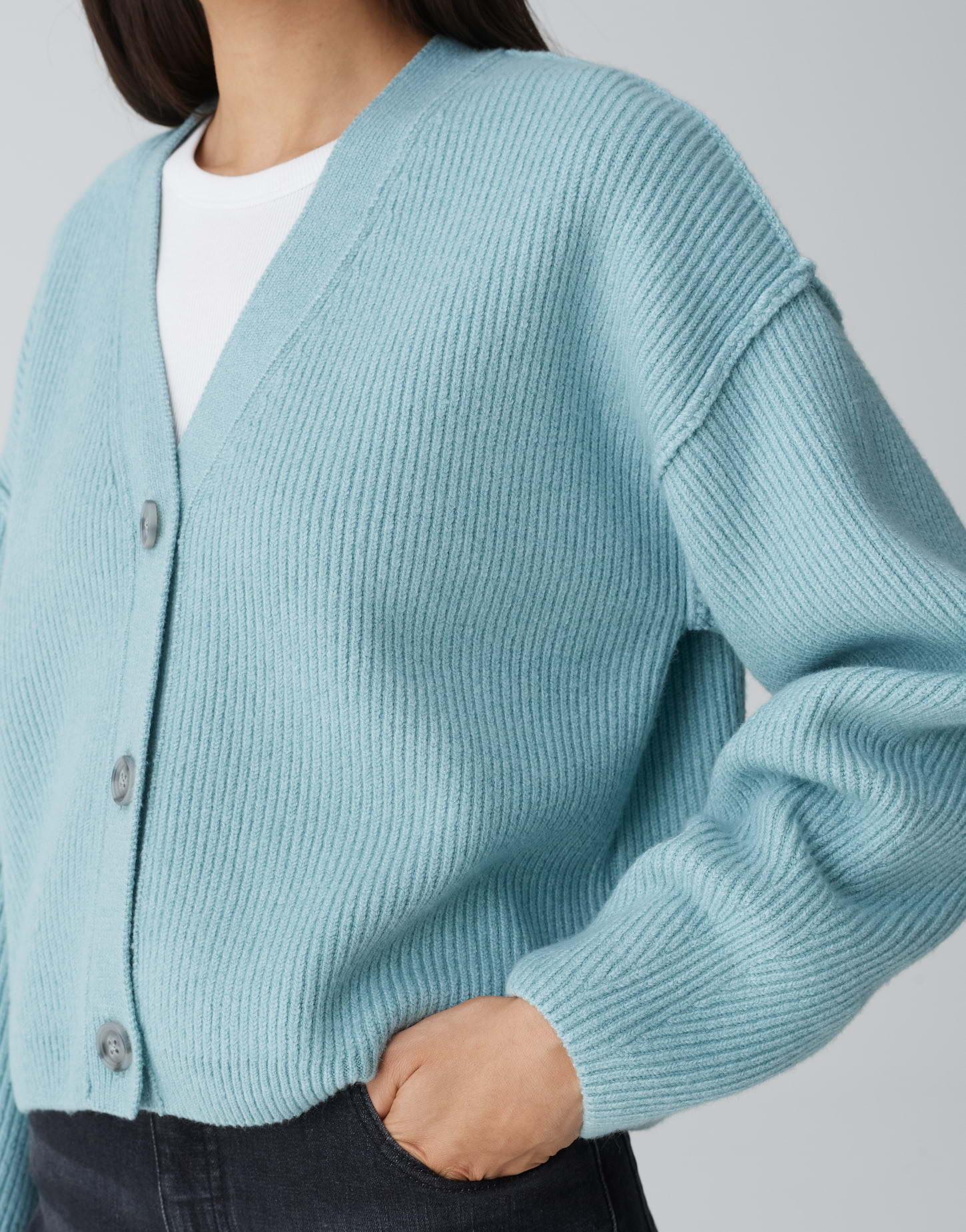 OPUS  Cardigan Dautuma Boxy Silhouette 