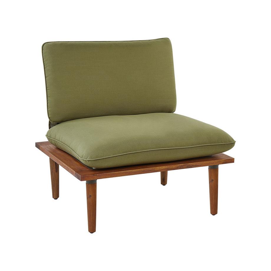 Beliani Set divani con tavolino en Legno d'acacia certificato FSC® Moderno FRASCATI  