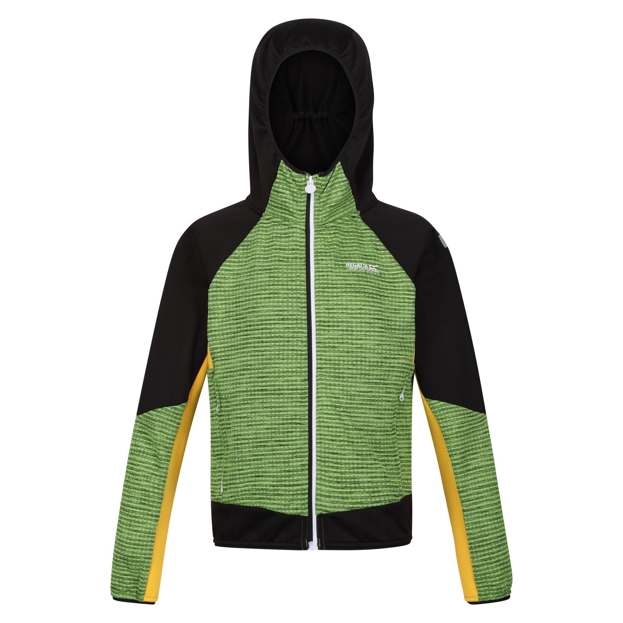Image of Prenton Ii Softshelljacke Mit Kapuze Mädchen Limettengrün 104