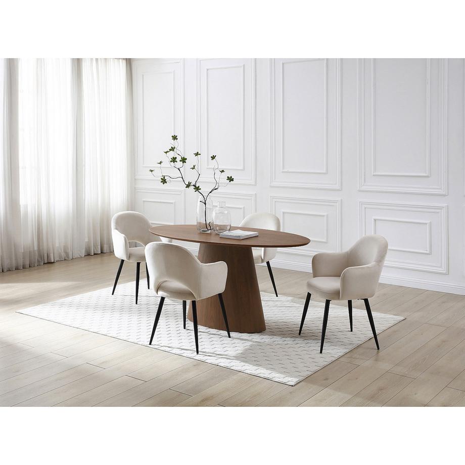 Vente-unique Tisch ohne Ausziehfunktion ANTELADA  