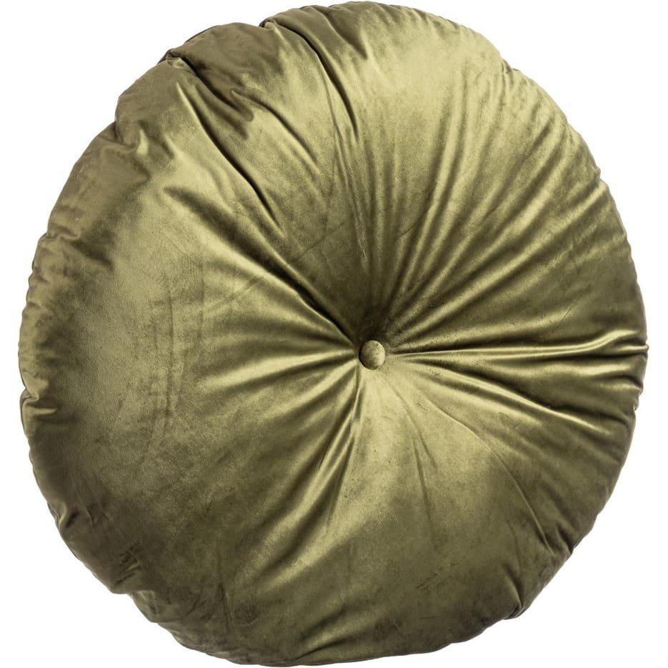 mutoni Coussin Artemis vert olive rond 90  