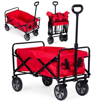 Klappbarer Transportwagen, großer Garten-Strandwagen,, 47x105 cm, MultiGarden