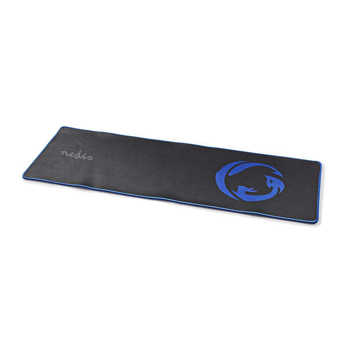 Nedis  Mousepad da gioco | Gomma / Microfibra | Nero 