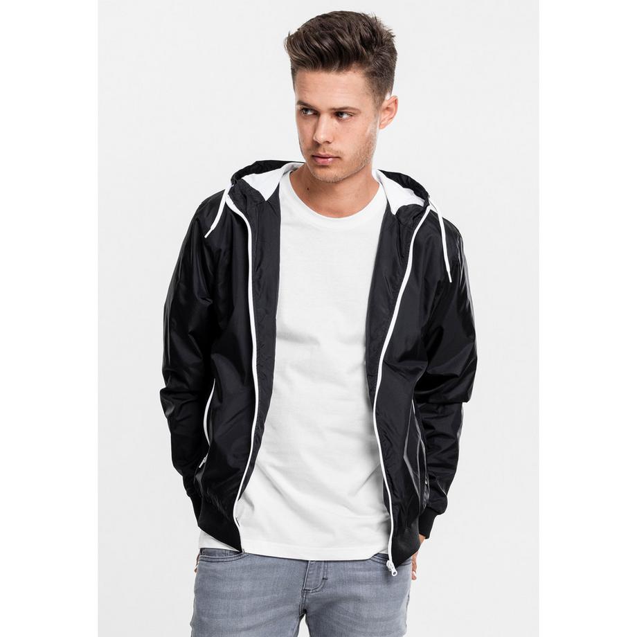 URBAN CLASSICS Giacca a Vento Contrast Windrunner Basic 2.0  