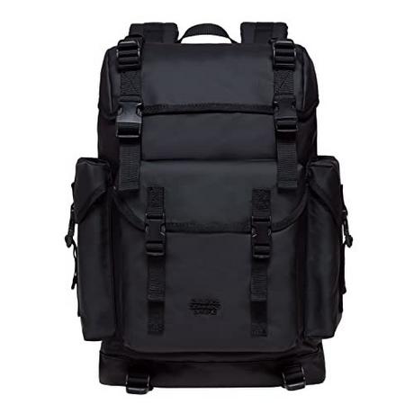 Only-bags.store Grosser Vintage Wanderrucksack mit 14 Zoll Laptopfach  
