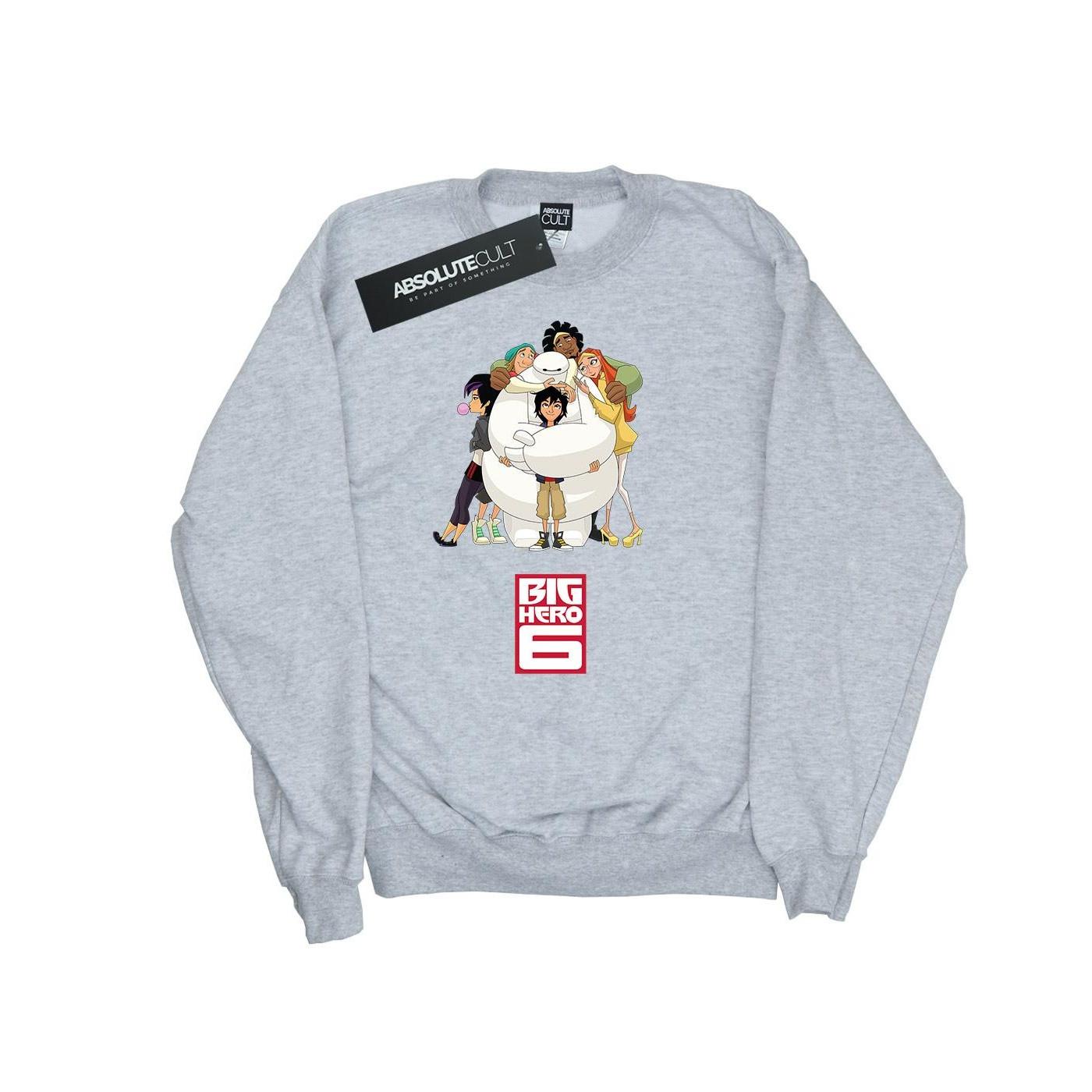 Image of Big Hero 6 Baymax Hug Sweatshirt Unisex Grau 128