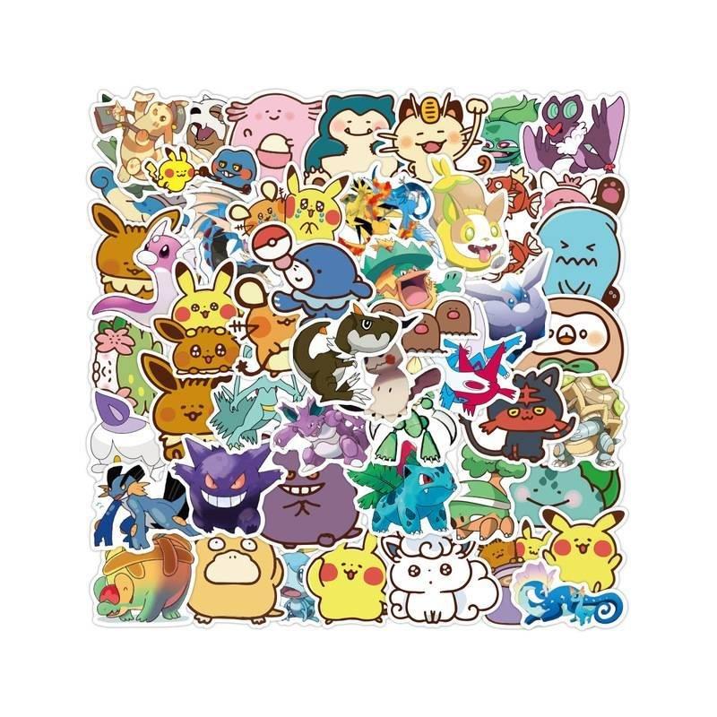 Image of Aufkleber Pokémon - 50 Stk Aufkleber Pokémon - 50 Stk