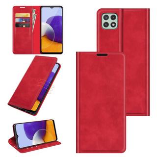 Cover-Discount  Galaxy A22 5G - Custodia Silky Stand Flip 