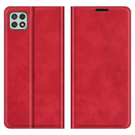 Cover-Discount  Galaxy A22 5G - Seidige Stand Flip Case Hülle 