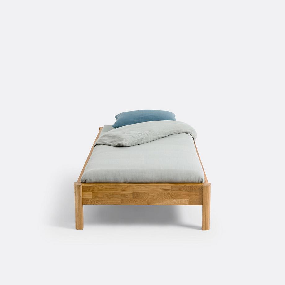 La Redoute Intérieurs Lit chêne massif avec sommier ZULDA 1 personne  