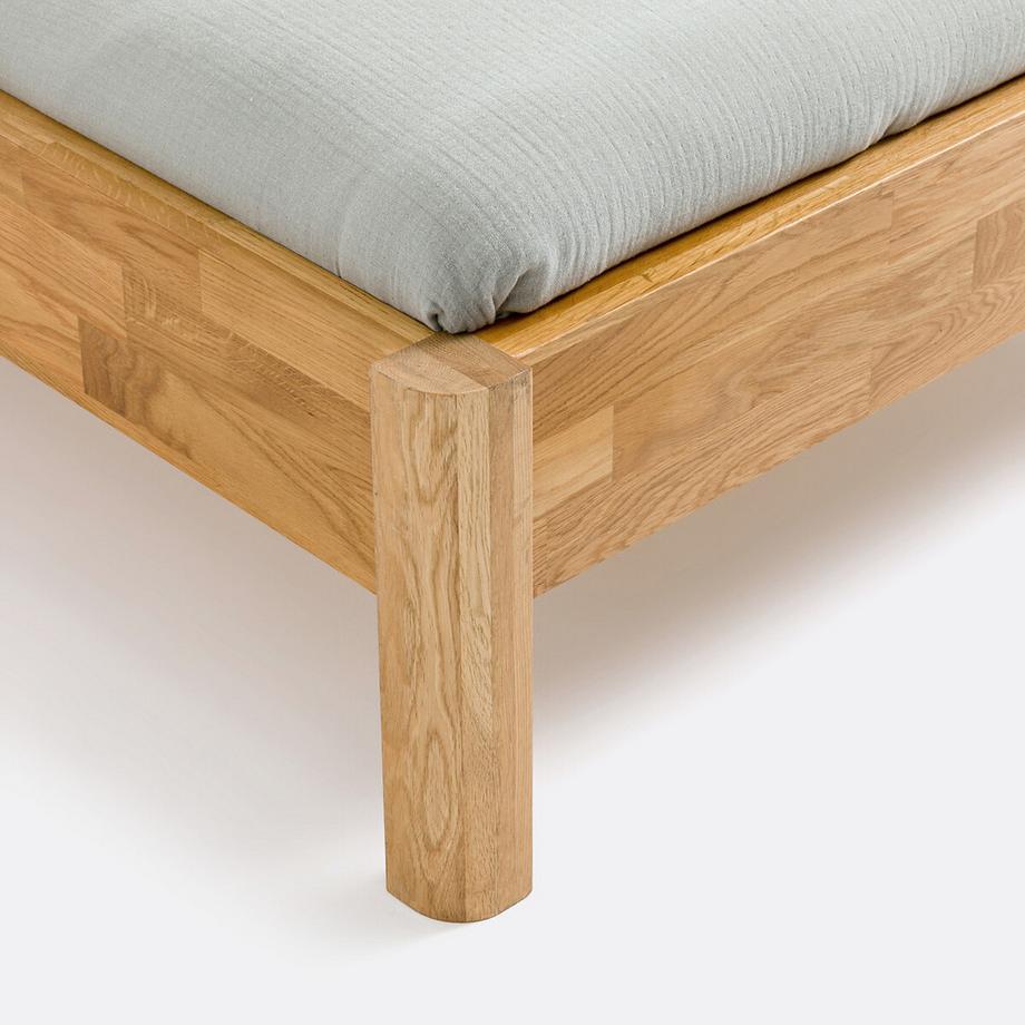 La Redoute Intérieurs Lit chêne massif avec sommier ZULDA 1 personne  