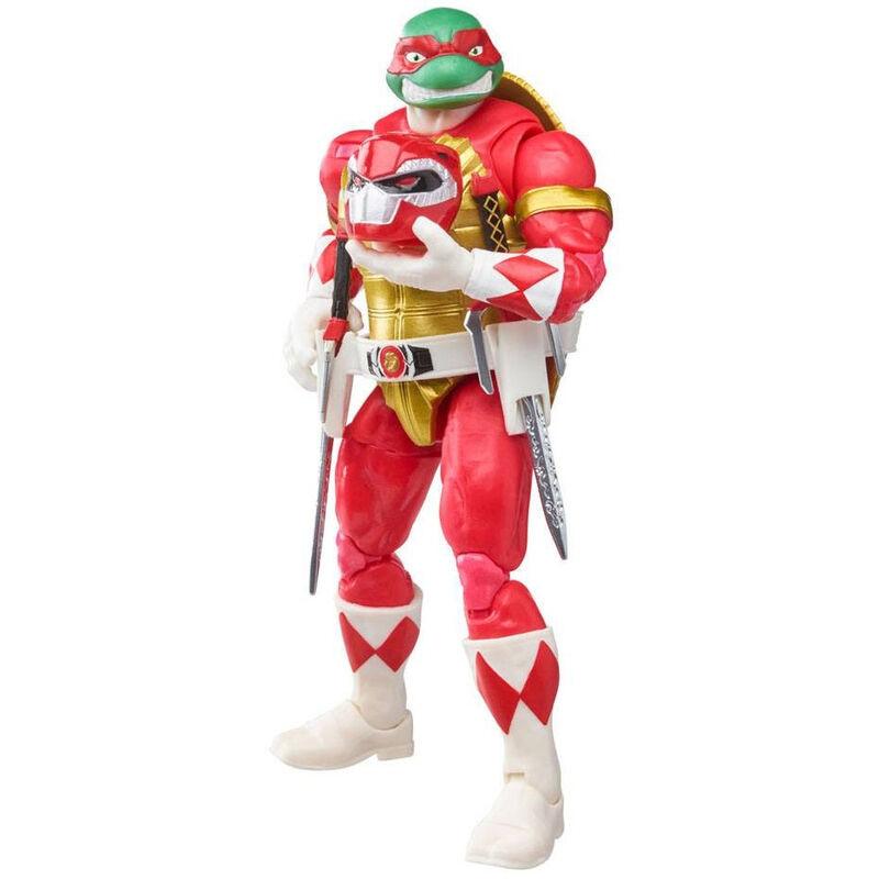 Hasbro  Power Rangers Tartarughe Ninja Raffaello + Foot Soldier Tommy pack figura 15 cm 