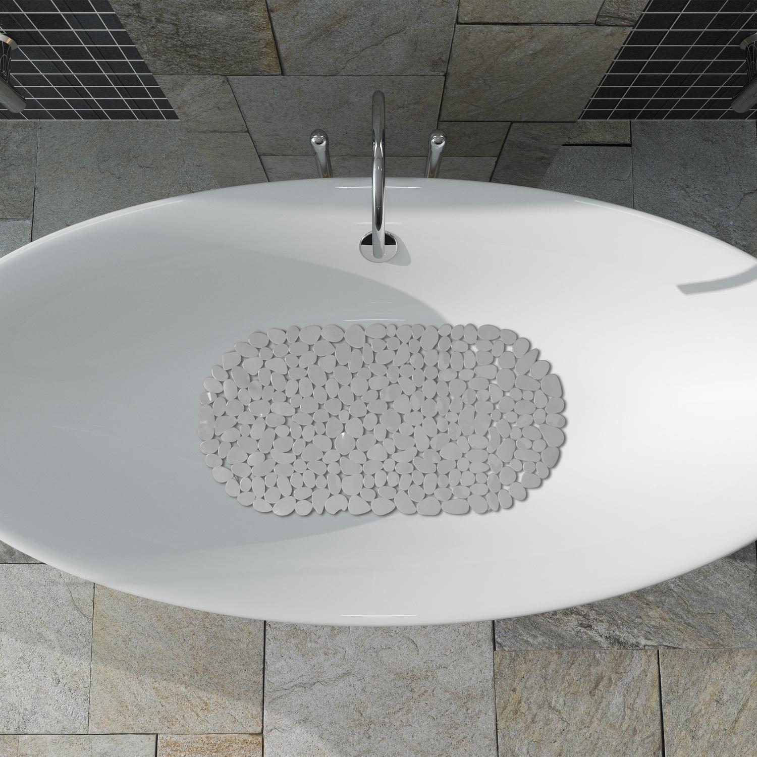 Northix Tapis de bain antidérapant motif pierre  