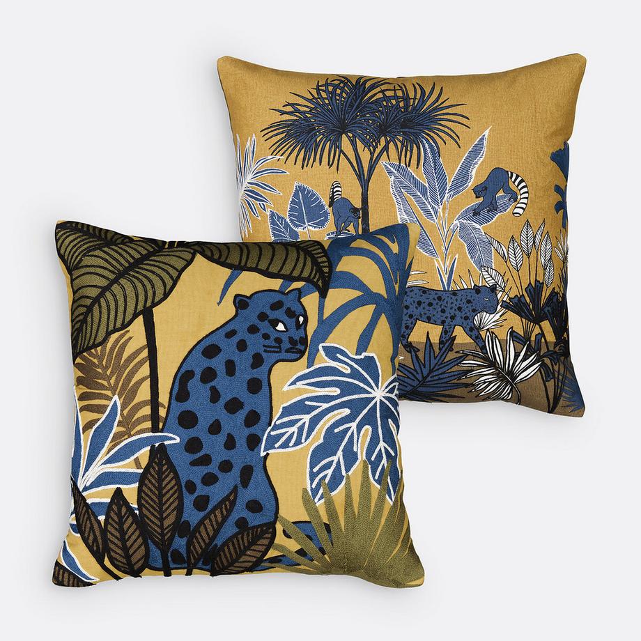 La Redoute Intérieurs Housse de coussin brodée Malacca  